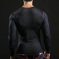 The Flash Compression Long Sleeve Rash Guard Reverse/Dark/Classic-RashGuardStore