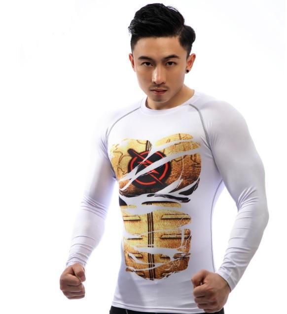 The Flash Reverse "Hero Revealed" Long Sleeve Compression Rash Guard-RashGuardStore