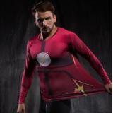 The Flash 'Updated' Compression Long Sleeve Rash Guard-RashGuardStore