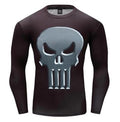 The Punisher 'Classic' Long Sleeve Compression Rashguard-RashGuardStore