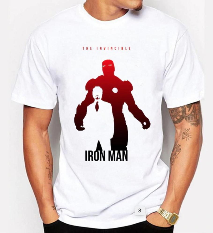 The Tony Stark/Iron Man Shadow Avengers T-Shirt-RashGuardStore