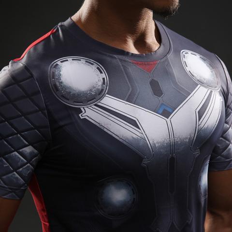 Thor 'Original Mcu' Short Sleeve Compression Rashguard-RashGuardStore