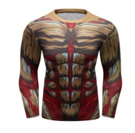 Attack on Titan Compression 'Armored Titan' Elite Long Sleeve Rashguard