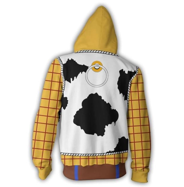 Toy Story 'Woody' Zip Up Hoodie-RashGuardStore