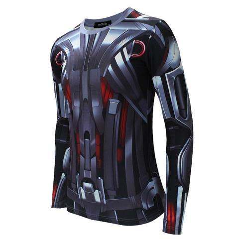 Ultron Compression Long Sleeve Compression Rash Guard-RashGuardStore