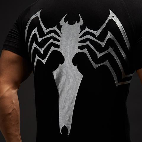 Venom "Animated" Compression Short Sleeve Rashguard-RashGuardStore