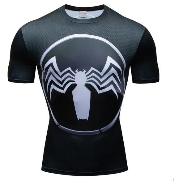 Venom 'Comic' Premium Dri-Fit Short Sleeve Rashguard-RashGuardStore